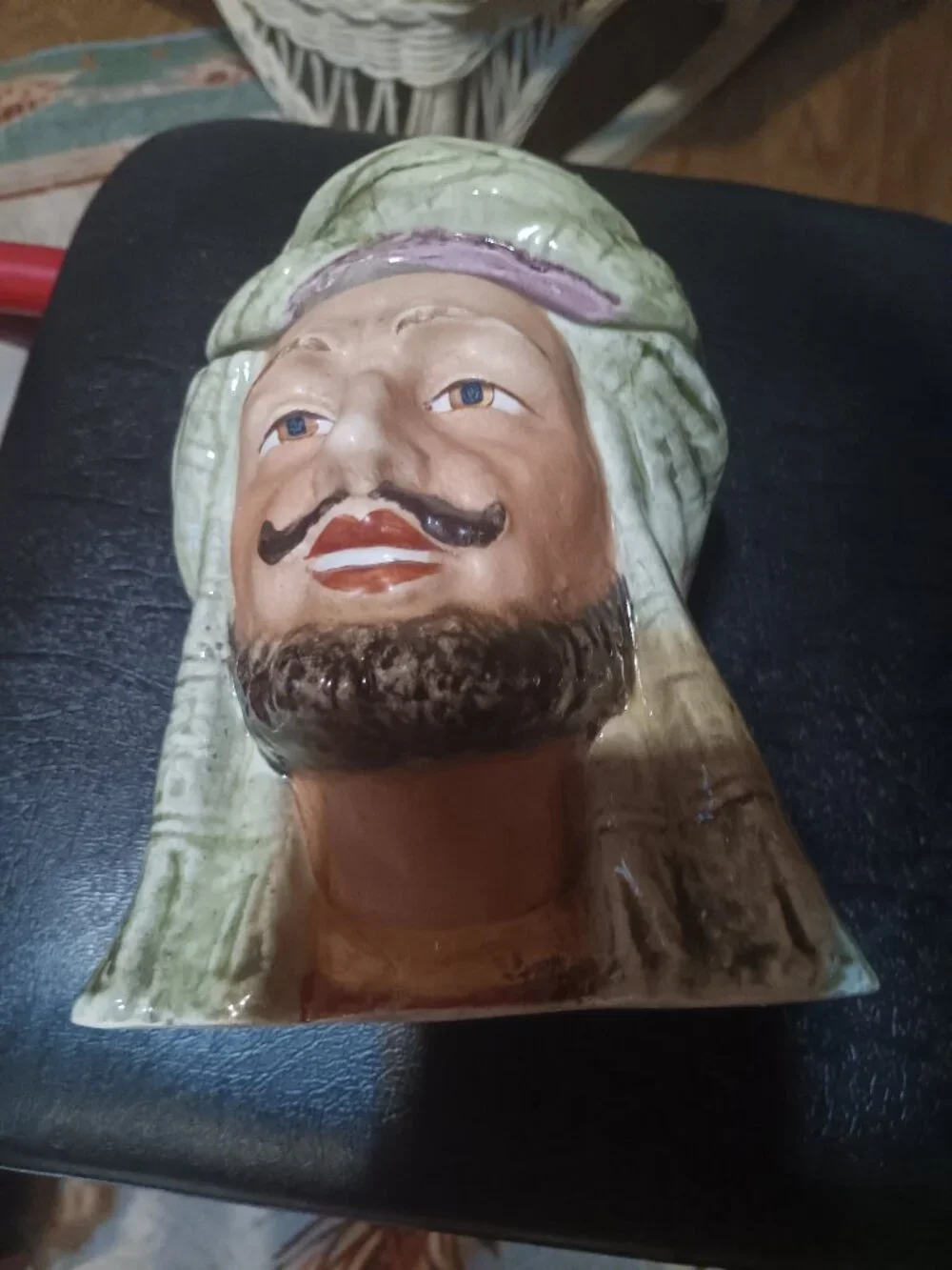 Ceramic ARABIAN Sultan..Removable scarf
